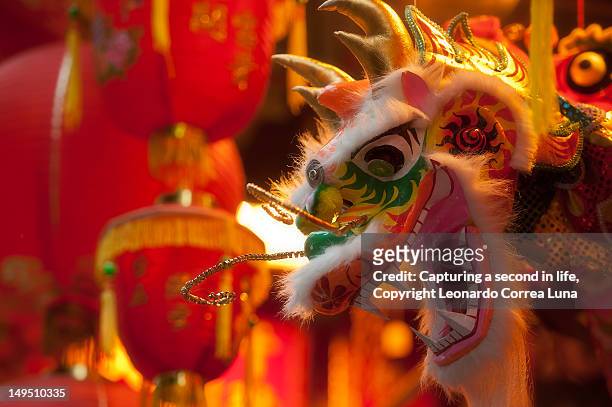 happy new year of the dragon - china dragon stock pictures, royalty-free photos & images