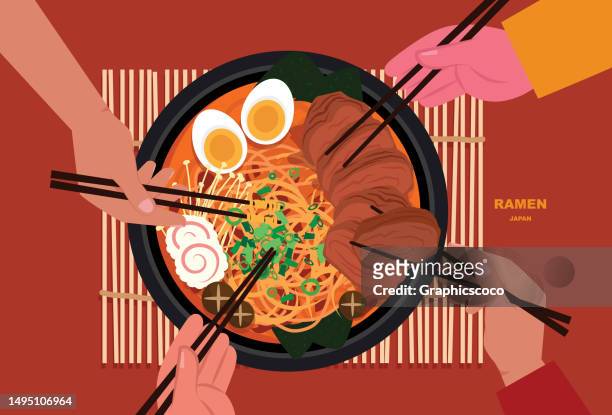 chinese new year reunion dinner illustration. family enjoy their reunion dinner for new year's eve. family new year dinner new year event - women meeting lunch stock illustrations