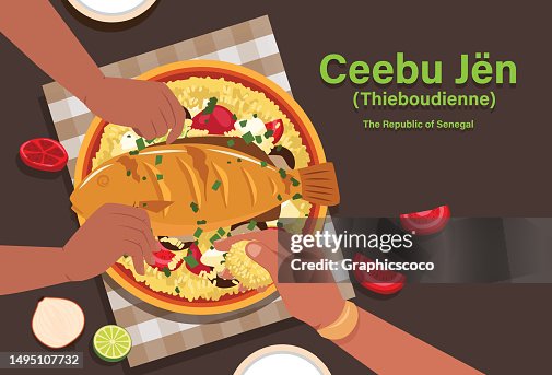 Jen Poisson Ceebu Jen Poisson Et Riz Sénégalais Le Plat National Du Sénégal Cette ...