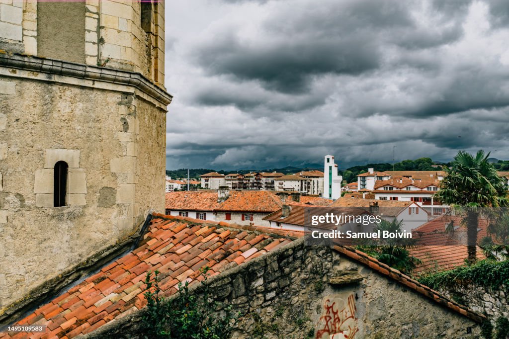 Panoramic view of Ciboure and Saint-Jean-de-Luz from the Eglise Saint-Vincent