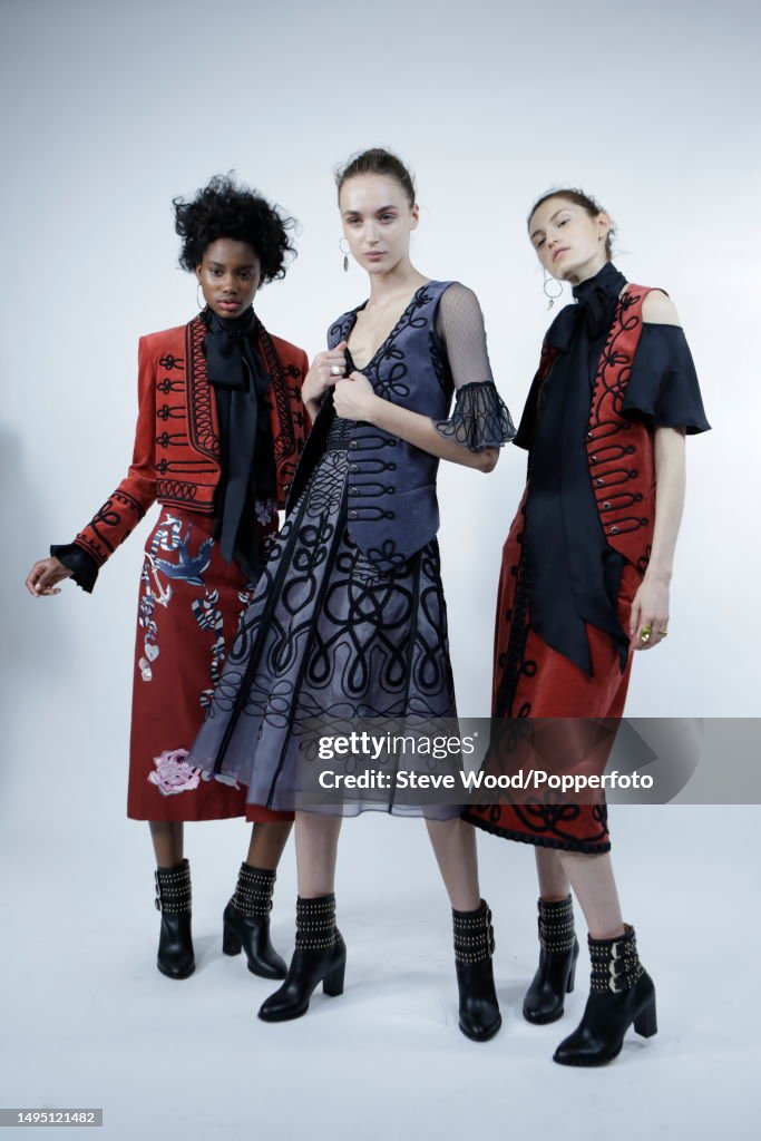Backstage At Temperley Show London Fashion Week