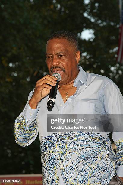 Cuba Gooding, Sr. Performs at Harlem Week's 38th Anniversary Celebration at Ulysses S. Grant National Memorial Park on July 29, 2012 in New York City.