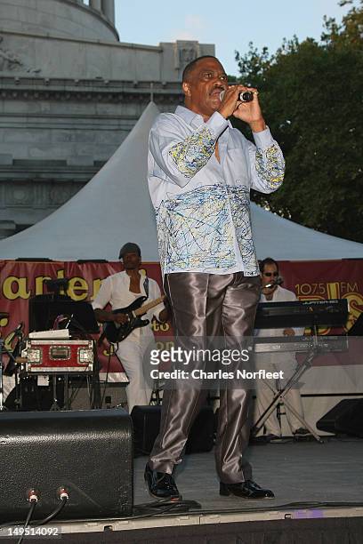 Cuba Gooding, Sr. Performs at Harlem Week's 38th Anniversary Celebration at Ulysses S. Grant National Memorial Park on July 29, 2012 in New York City.