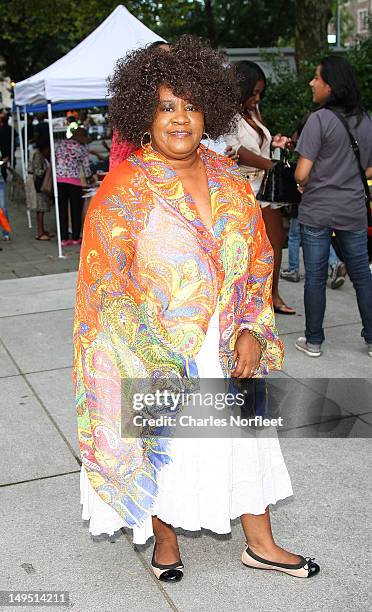 Jazz flautist and singer Bobbi Humphrey attends Harlem Week's 38th Anniversary Celebration at Ulysses S. Grant National Memorial Park on July 29,...