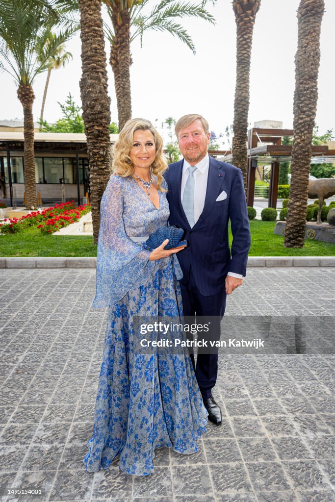 Belgian And Dutch Royal Family Leaving Their Hotel Prior To The Wedding Of Al Hussein Bin Abdullah, Crown Prince Of Jordan