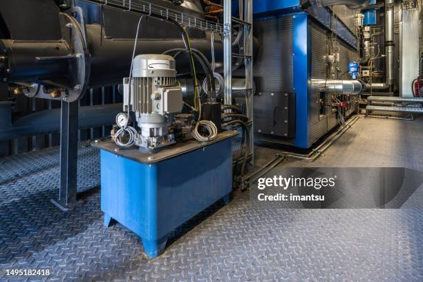 stazione idraulica - lubrificazione foto e immagini stock