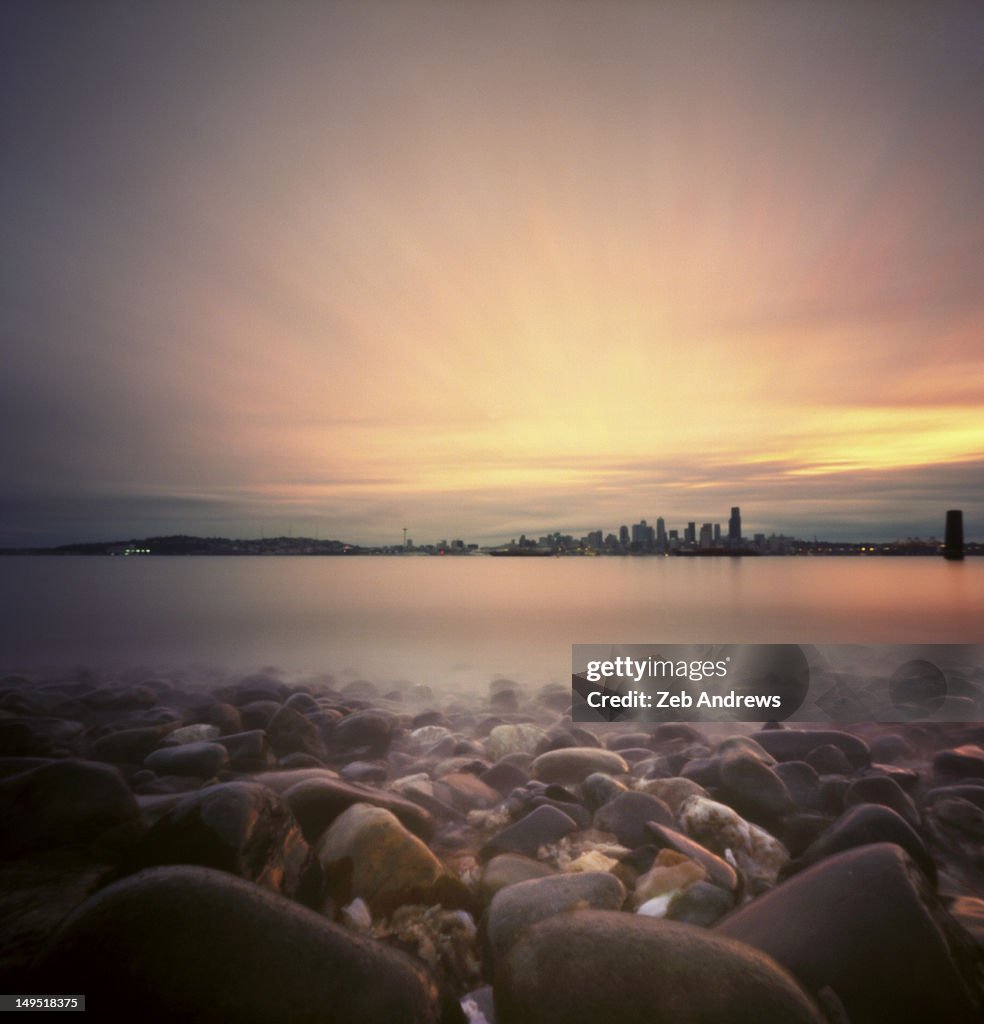 Alki point sunrise