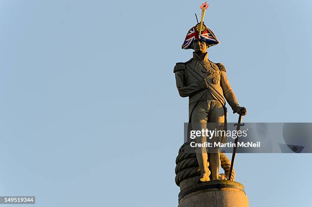 Trafalgar Square's most famous resident, Admiral Lord Nelson gets a new hat for the first time in 200 years, as part of the visual spectacular that...