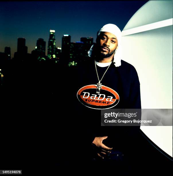 Musicians Ghoastface Killah of the group Wu Tang Clan pose for a portrait in June 2000 in Los Angeles, California.