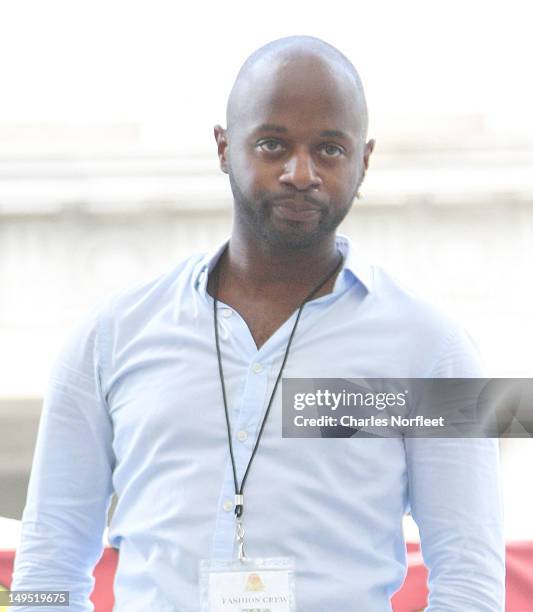 Clarence Black of Clarence Black Couture attends Harlem Week's 38th Anniversary Celebration at Ulysses S. Grant National Memorial Park on July 29,...