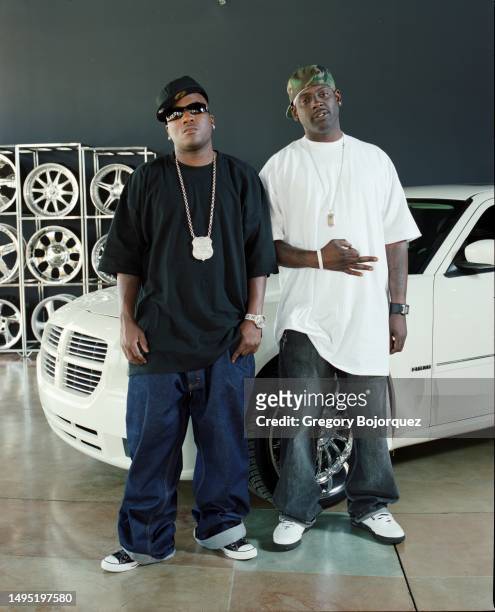 Rap group Boyz In Da Hood pose for a photo session in July, 2005 in West Los Angeles.