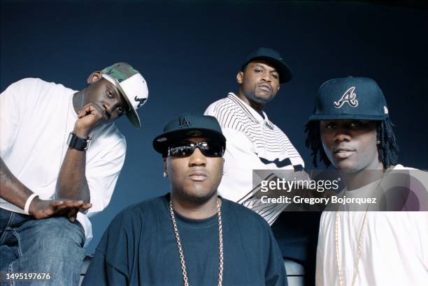 Rap group Boyz In Da Hood pose for a photo session in July, 2005 in West Los Angeles.