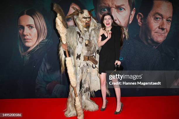 Klaudia Giez attends the premiere of "Kohlrabenschwarz" at Arri Kino on June 01, 2023 in Munich, Germany.