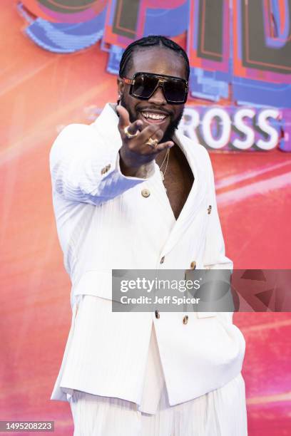 Shameik Moore attends the "Spider-Man: Across The Spider-Verse" Gala Screening at Cineworld Leicester Square on June 01, 2023 in London, England.