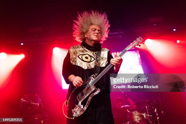 Buzz Osborne of The Melvins performs on stage at The Garage on June 01, 2023 in Glasgow, Scotland.