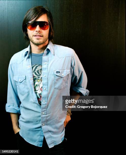 Actor and musician Jared Leto of the rock group 30 Seconds to Mars poses for a photo in March, 2005 in Beverly Hills, California.