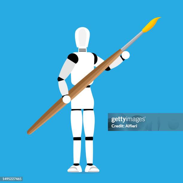 ai in art - automatic renewal stock illustrations