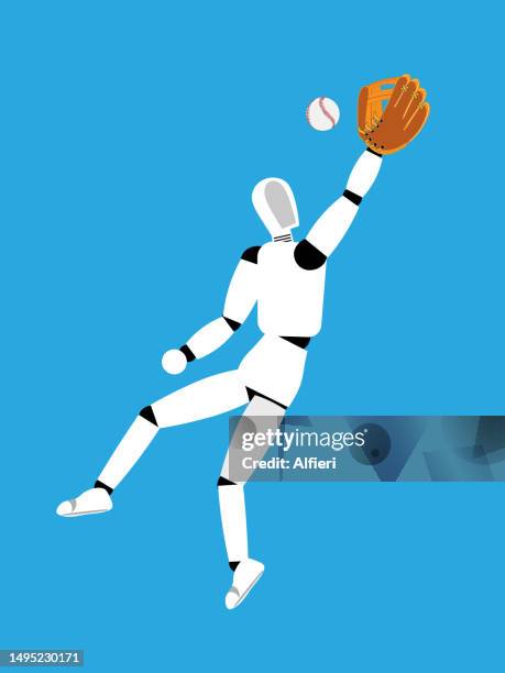 ai in baseball - baseball coach stock illustrations