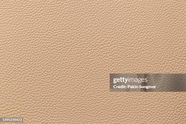 cream color leather and a textured background. - cream coloured jacket stock pictures, royalty-free photos & images