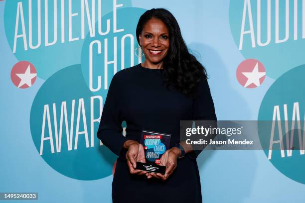Audra McDonald attends the 23rd annual Broadway.com "Audience Choice Awards" at 48 Lounge on June 01, 2023 in New York City.