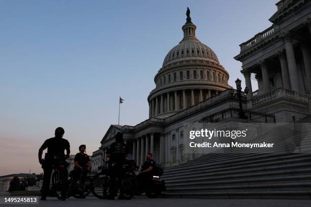 The U.S. Capitol Building on June 01, 2023 in Washington, DC. The Senate reached an agreement to vote on 11 amendments to The Fiscal Responsibility...