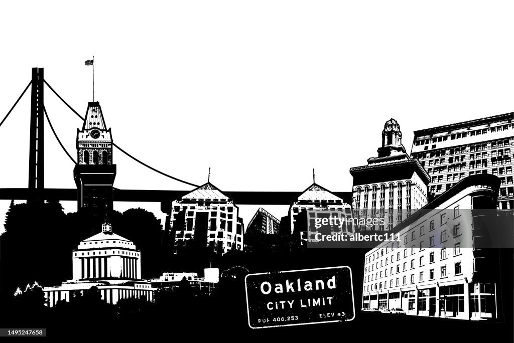 Oakland California Cityscape