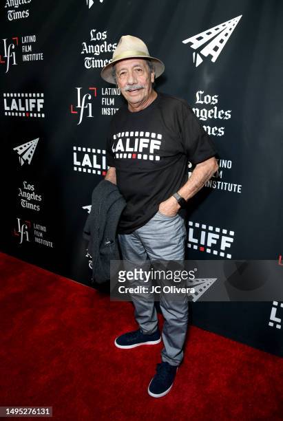 Edward James Olmos attends the Prime Video special screening and conversation for season two of 'With Love' at the Los Angeles Latino International...