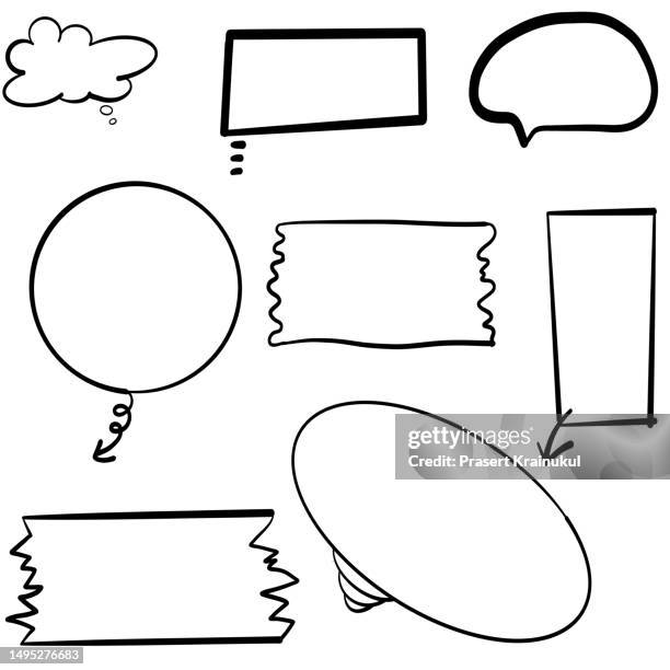 massages and talk. comic speech bubbles style - comic book speech bubble stock pictures, royalty-free photos & images