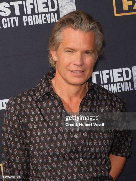 Timothy Olyphant attends the opening night of the 2023 ATX TV Festival at Stateside at the Paramount on June 01, 2023 in Austin, Texas.