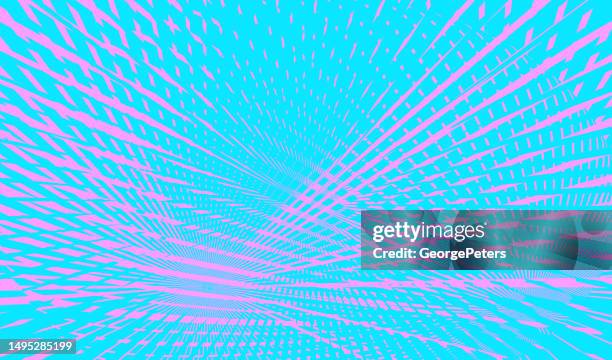 futuristic background with light beams - teal pink gradient stock illustrations