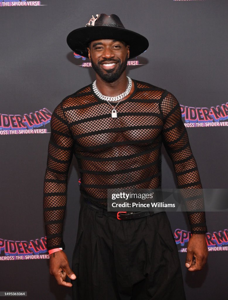 Terrell Carter attends "Spider Man Across The Spider Verse"... News