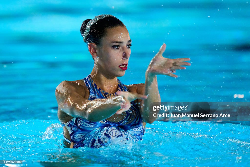 Michelle Ritter Swim Michelle Zimmer of Germany competes in the Artistic Swimming Women's ...