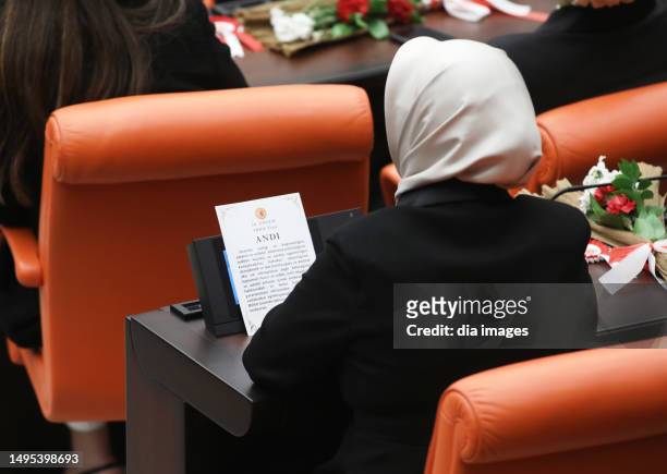 Swearing-in Ceremony in Parliament on June 2, 2023 in Ankara, Türkiye. Following the handover, a ceremony was held in front of the Atatürk Monument...