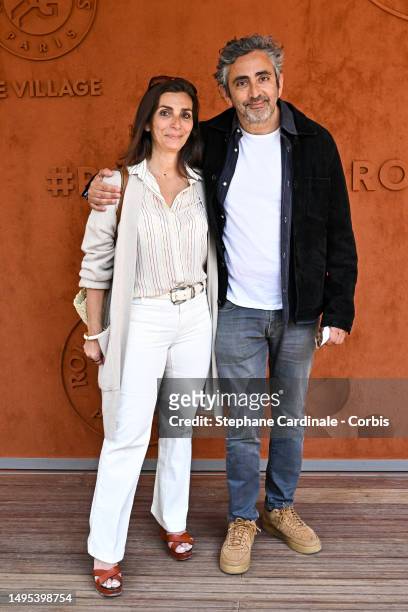 Geraldine Toledano and Eric Toledano attend the 2023 French Open at Roland Garros on June 02, 2023 in Paris, France.