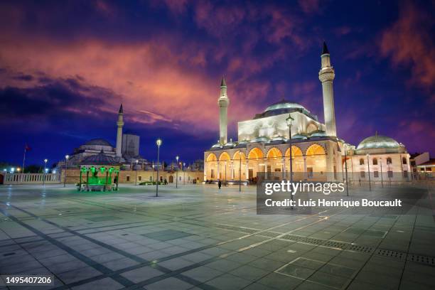 mevlana meydani & konya - edirne stock-fotos und bilder