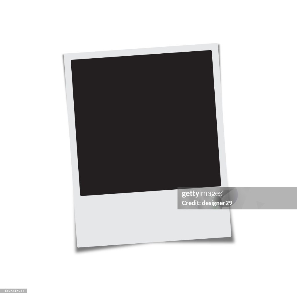 Photo Frame Vector Design on White Background.