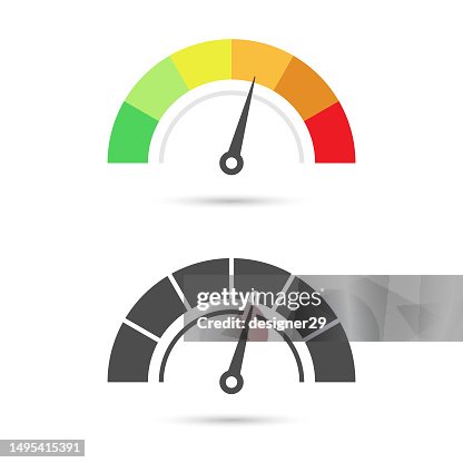 Speedometer Icon Vector Design. Speedometer Icon Vector Design.