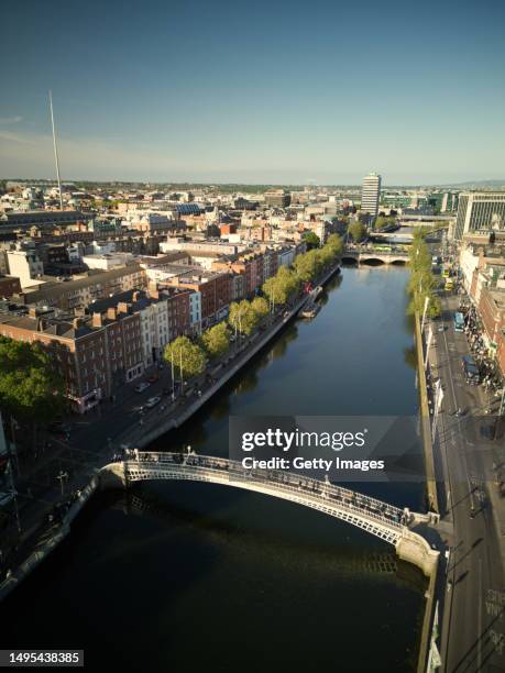 sean duncan dublin ireland - dublin aerial view stock pictures, royalty-free photos & images