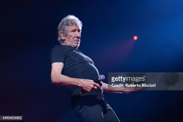 Roger Waters performs on stage at The OVO Hydro on June 02, 2023 in Glasgow, Scotland.