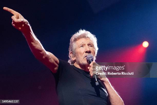 Roger Waters performs on stage at The OVO Hydro on June 02, 2023 in Glasgow, Scotland.