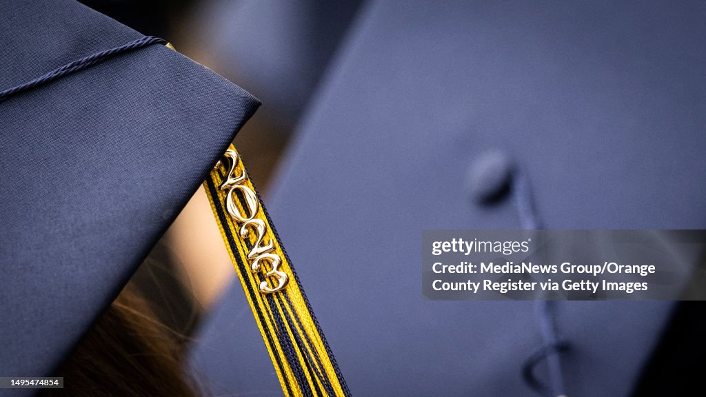 Generic Graduation Photo Class of 2023 generic graduation tassel. News Photo - Getty Images