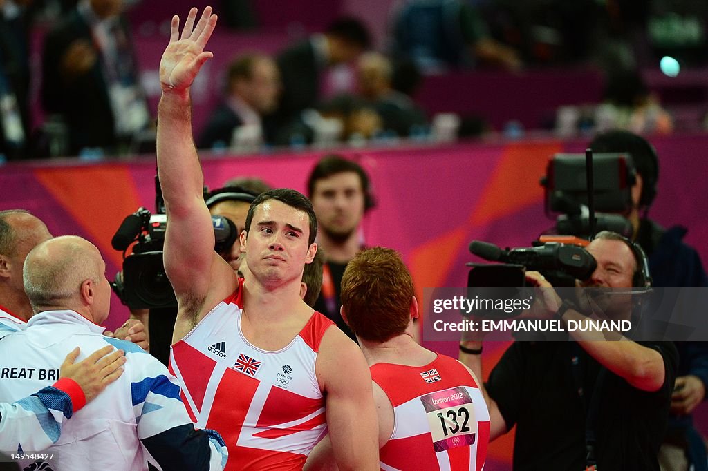 Great Britain's gymnast Kristian Thomas 