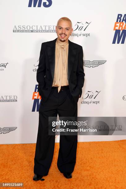 Evan Ross attends the 30th Annual Race To Erase MS Gala at Fairmont Century Plaza on June 02, 2023 in Los Angeles, California.