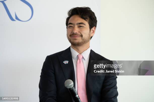 Schuyler Bailar attends World Eating Disorders Action Day Luncheon 2023 National Alliance For Eating Disorders x Mental Health Coalition at United...