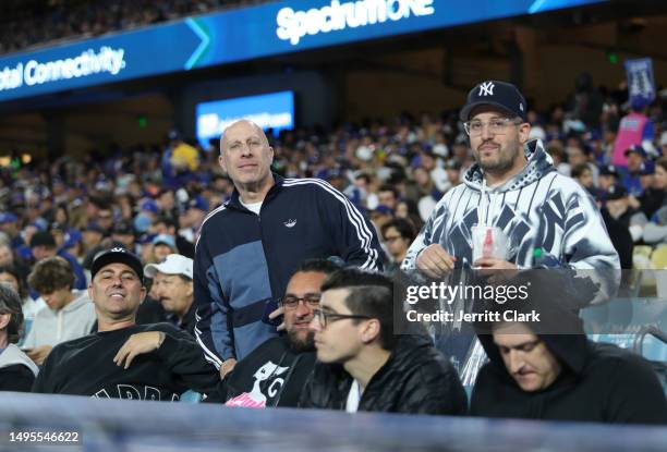 Music Executive Steve Lobel attends The Los Angeles Dodgers Game at Dodger Stadium on June 02, 2023 in Los Angeles, California.