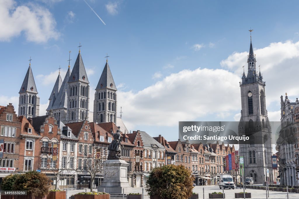 Belfry and cathedral of Tournai