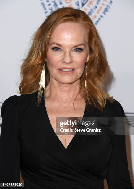 Marg Helgenberger arrives at the Race To Erase MS 30th Anniversary Gala at Fairmont Century Plaza on June 02, 2023 in Los Angeles, California.