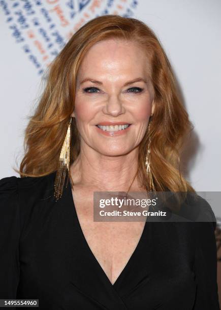 Marg Helgenberger arrives at the Race To Erase MS 30th Anniversary Gala at Fairmont Century Plaza on June 02, 2023 in Los Angeles, California.