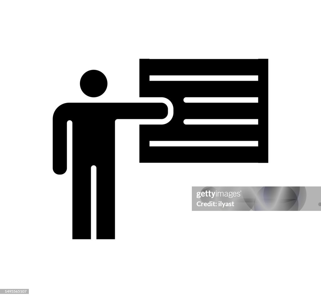 Blackboard Filled Vector Icon
