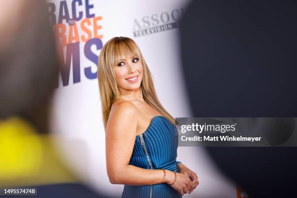 Cheryl Burke attends the Race To Erase MS 30th Anniversary Gala at Fairmont Century Plaza on June 02, 2023 in Los Angeles, California.